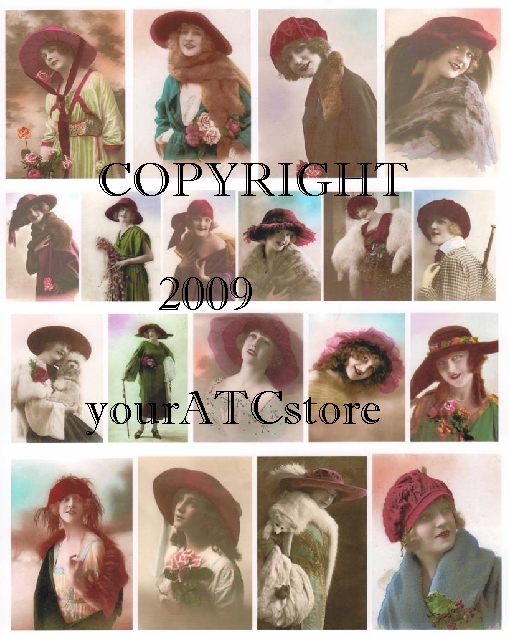yourATCstore Red Hat Club Collage Sheet