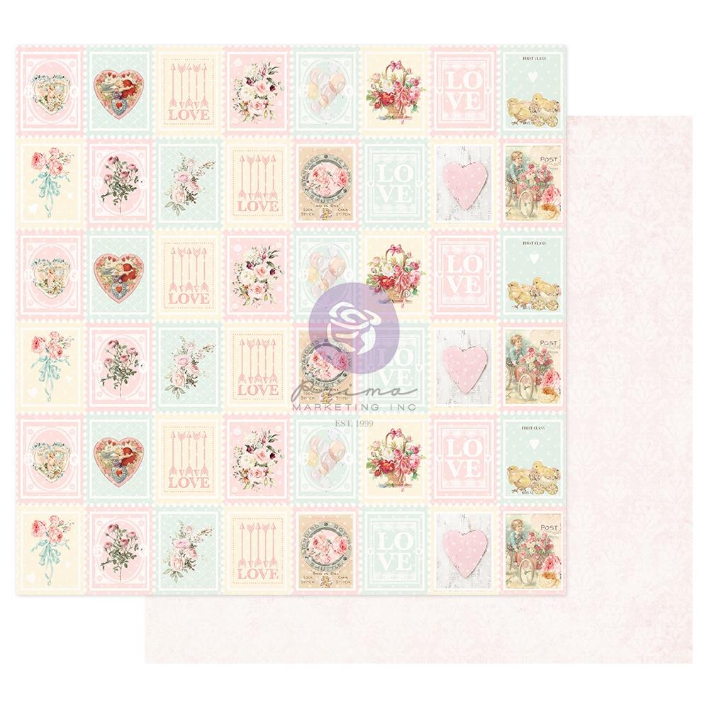 Prima Marketing 12 x 12 Magic Love Collection - Love Stamps  Prima Marketing 12 x 12 Magic Love Collection - Love Stamps