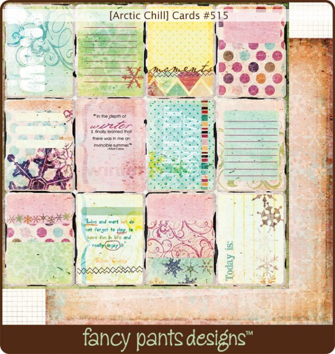 Fancy Pants Design Arctic Chill Collection - Winter Theme Cards  Fancy Pants Design Arctic Chill Collection - Winter Theme Cards