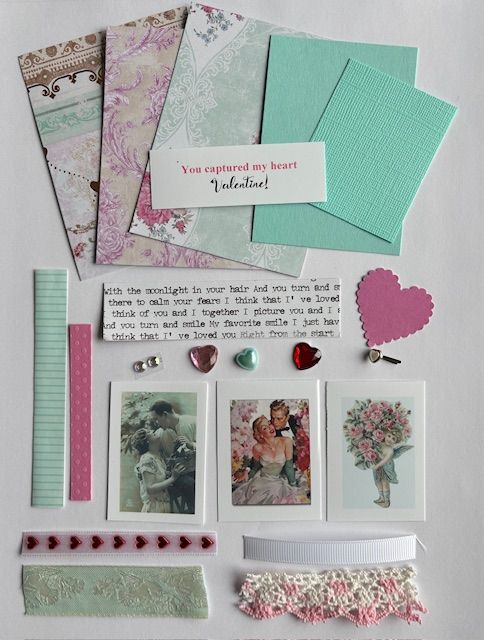 Artist Trading Card Kit of the Month - February 2025 - Love  Artist Trading Card Kit of the Month - February 2025 - Love