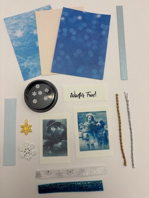 Artist Trading Card Kit of the Month - January 2025 - Winter  Artist Trading Card Kit of the Month - January 2025 - Winter