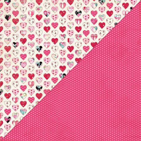 Authentique Paper 12 x 12 Beloved Valentine Collection - Hearts  Authentique Paper 12 x 12 Beloved Valentine Collection - Hearts